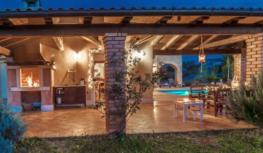 villa with pool Istria